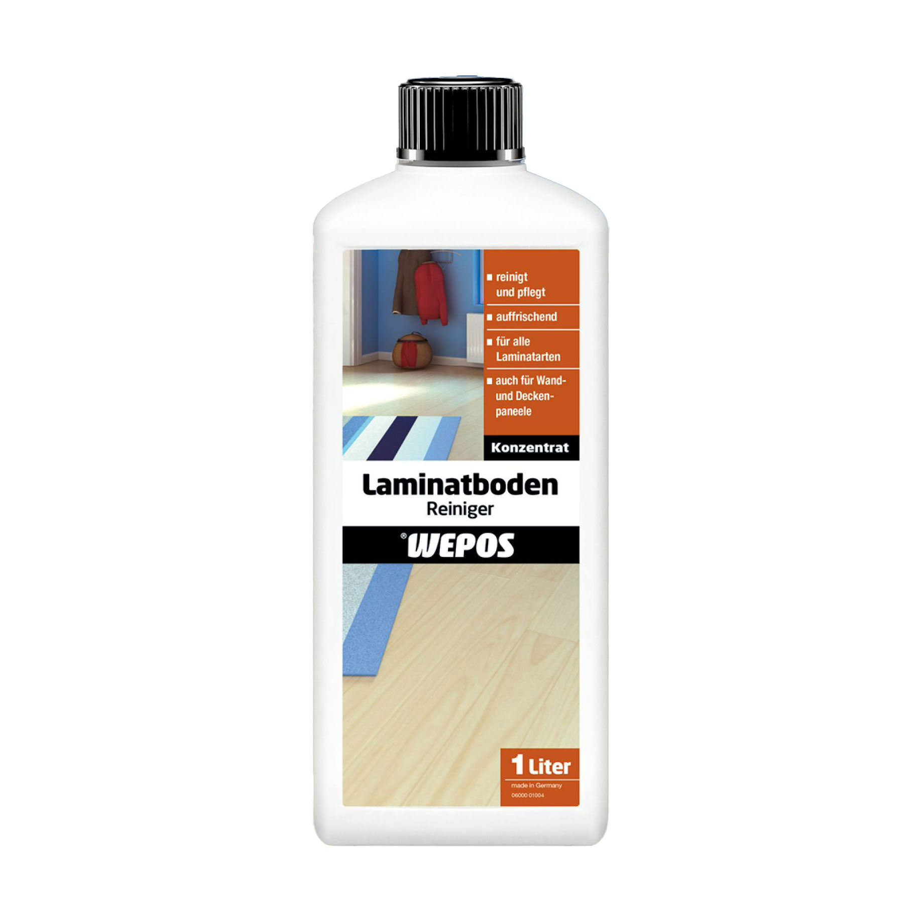Засіб для миття ламінату Wepos, 1 л